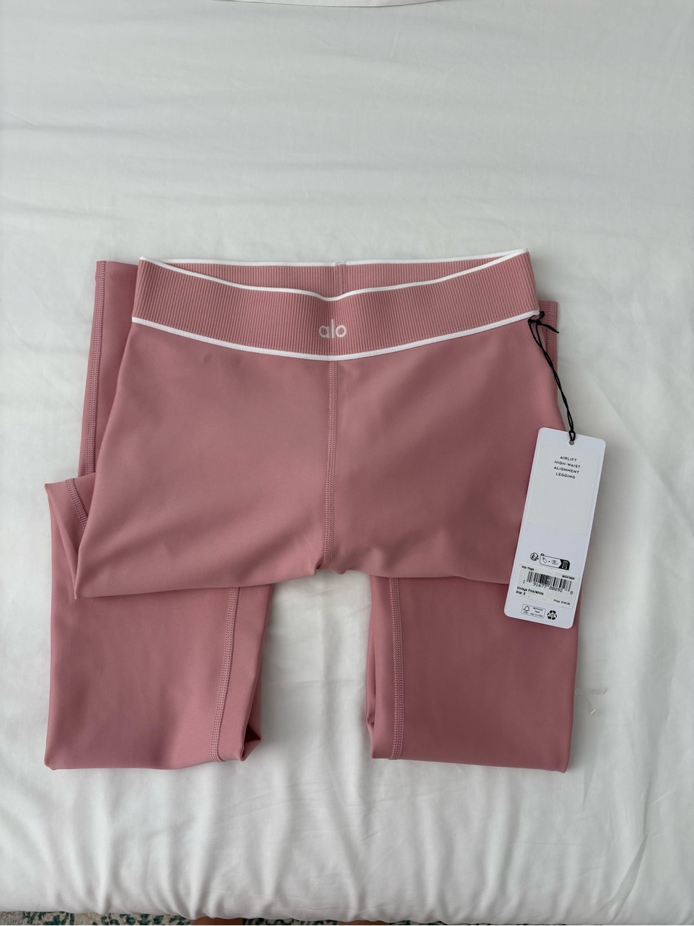 ALO yoga high waist airlift alignment legging color vintage pink size S BNWT - Picture 5 of 7